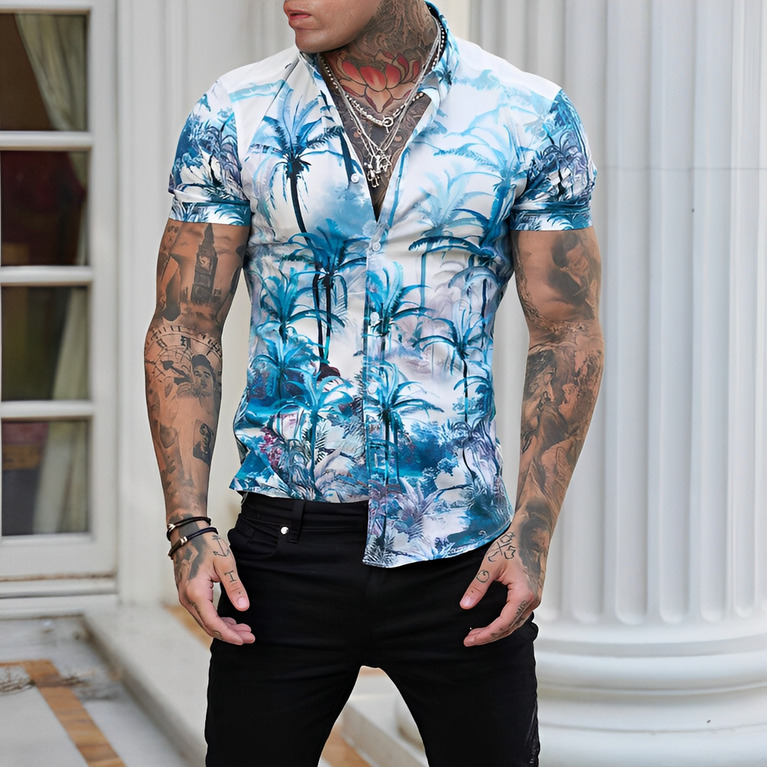 THE MICHAEŁ SLIM FIT SHORT SLEEVE SHIRT