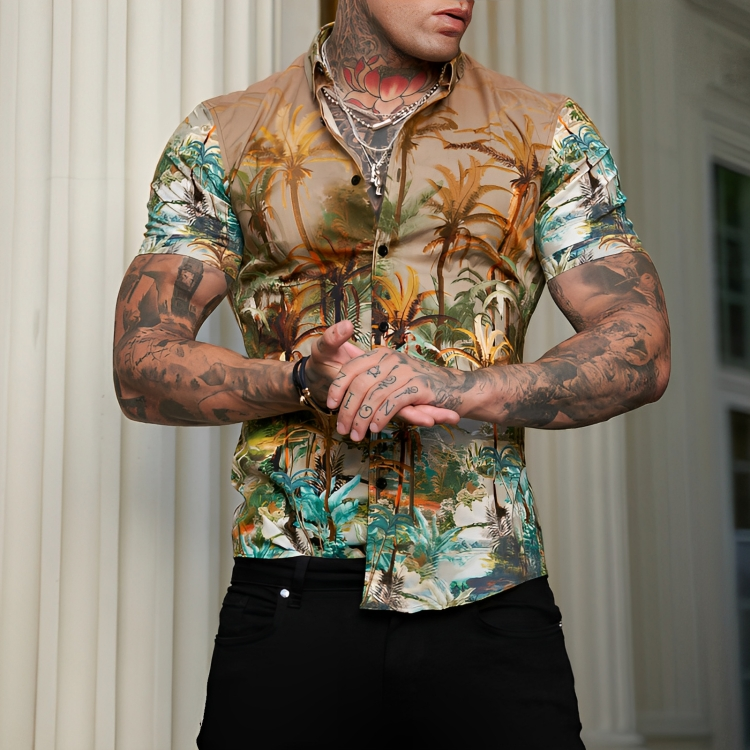 THE ROMAN SLIM FIT SHORT SLEEVE SHIRT